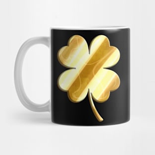 Golden Shamrock for St. Patricks Day Mug